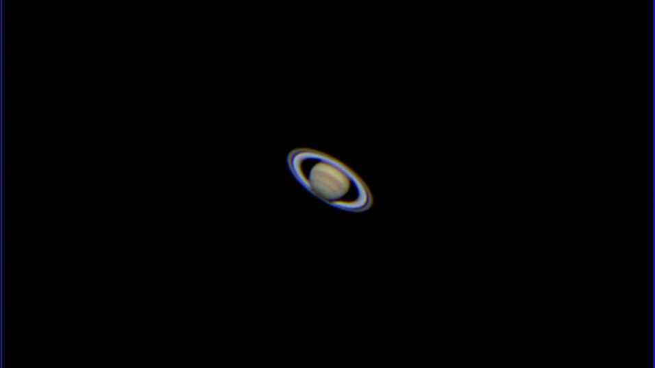 Кольца сатурна через телескоп