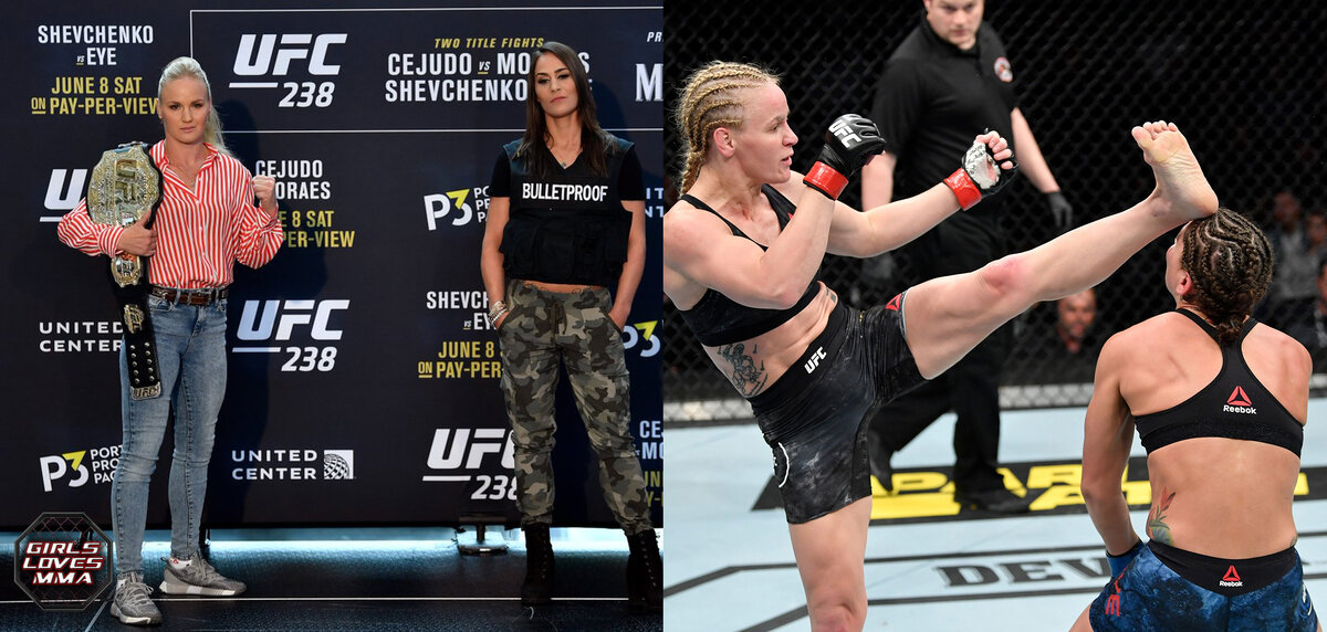 Джессика Ай невозмутима, в ожидании нокаута от Валентины Шевченко.