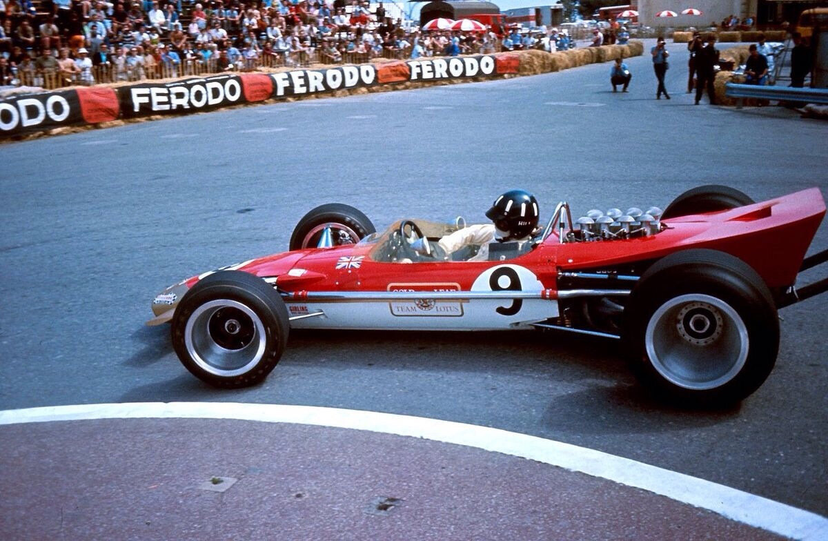 Грэм Хилл,Monaco GP,Lotus 49B 1968