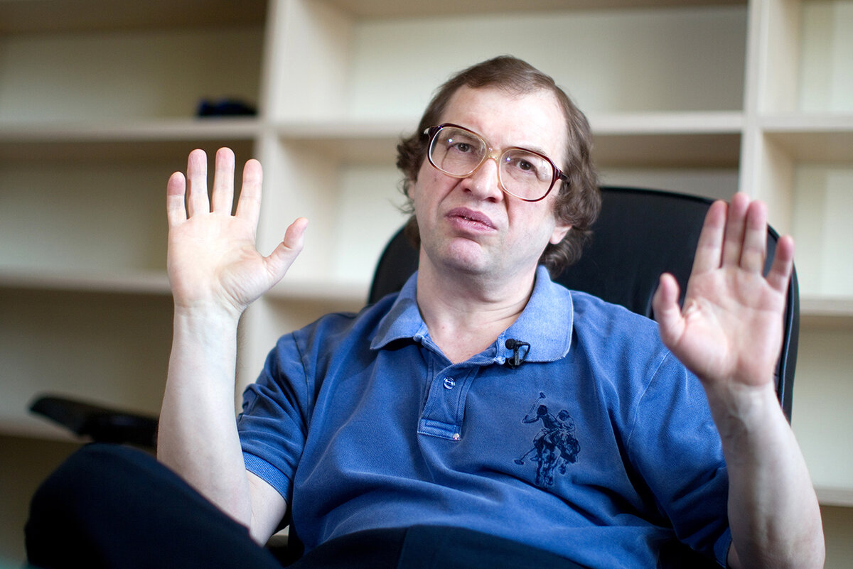 Сергей Мавроди, предприниматель и основатель компании МММ, дает интервью РИА Новости.