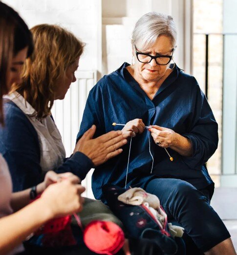 Дебби на мастер-классе