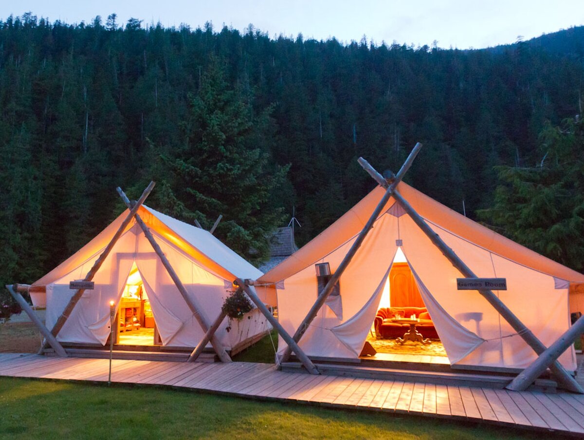 Glamping у костра