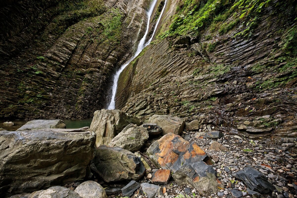 Ореховский водопад, Сочи