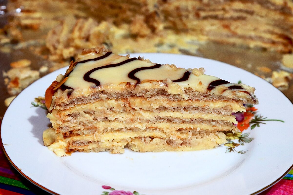 Торт Эстерхази – миндальный торт. Торт без муки без глютена. Gluten Free  Cake. Моя Dolce vita | Моя Dolce Vita | Дзен