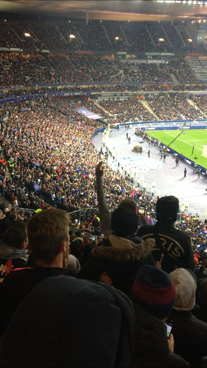 Стадион был полный