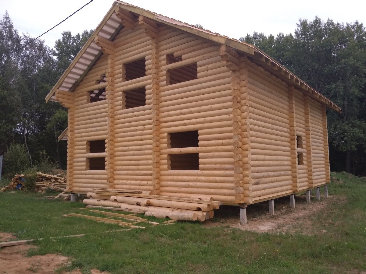 Мечтаете о деревянном доме или бане.