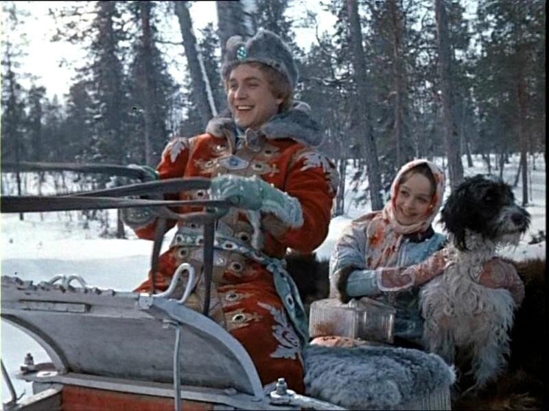 На съемках "Морозко"