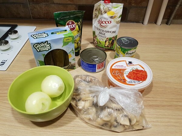 Продукты для салата