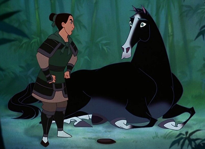 Хан, из мультфильма про китайскую воительницу Мулан.