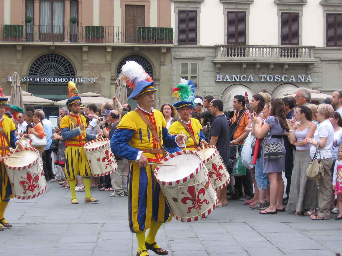 Праздник на площади. Florence/Firenze, Italy