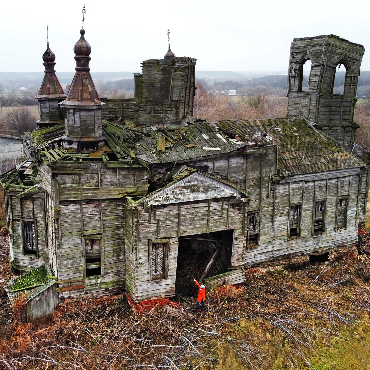 Церковь Покрова Пресвятой Богородицы в селе Каменка Курской области.