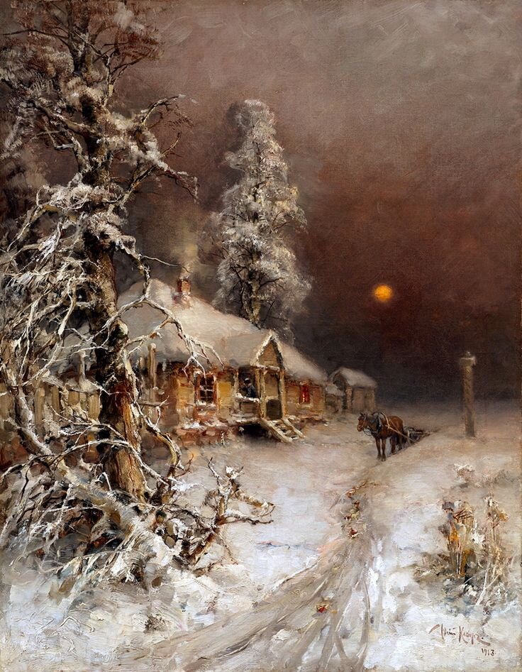 Картины художник ю клевер