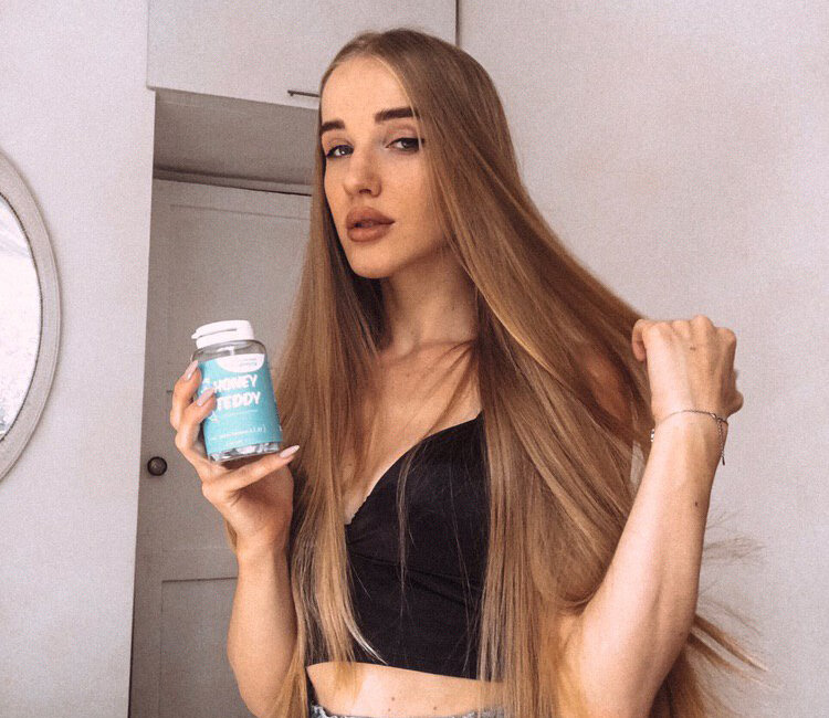 Пастилки HoneyTeddy для здоровья и роста волос