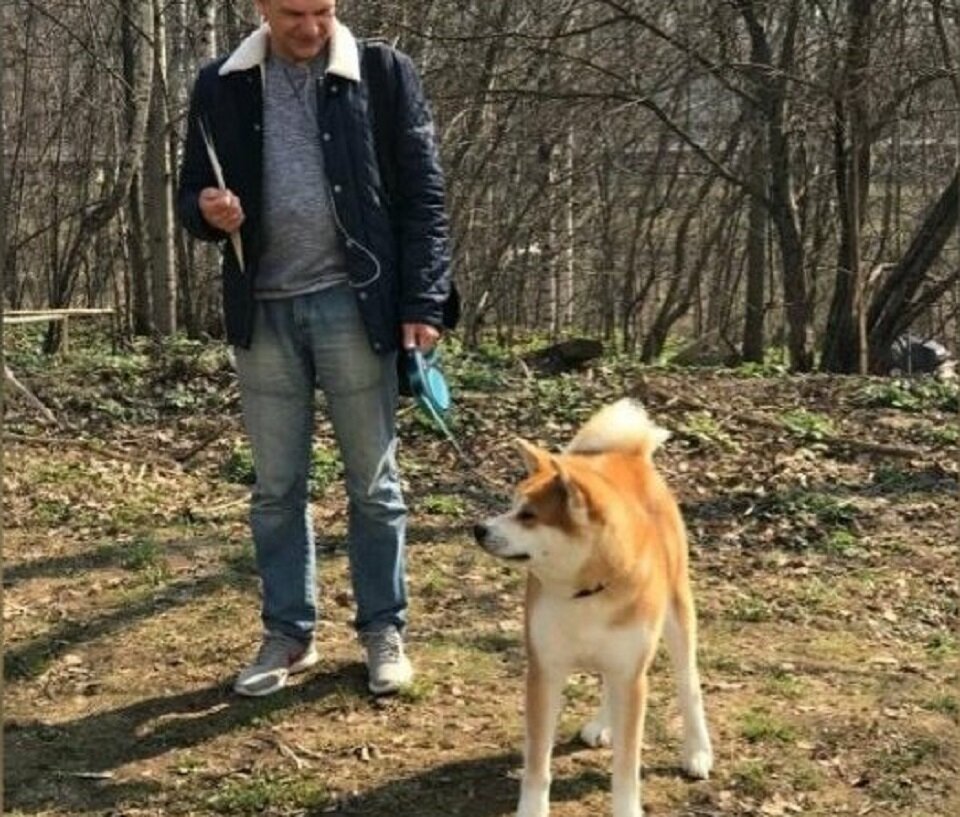 Сэм с хозяином