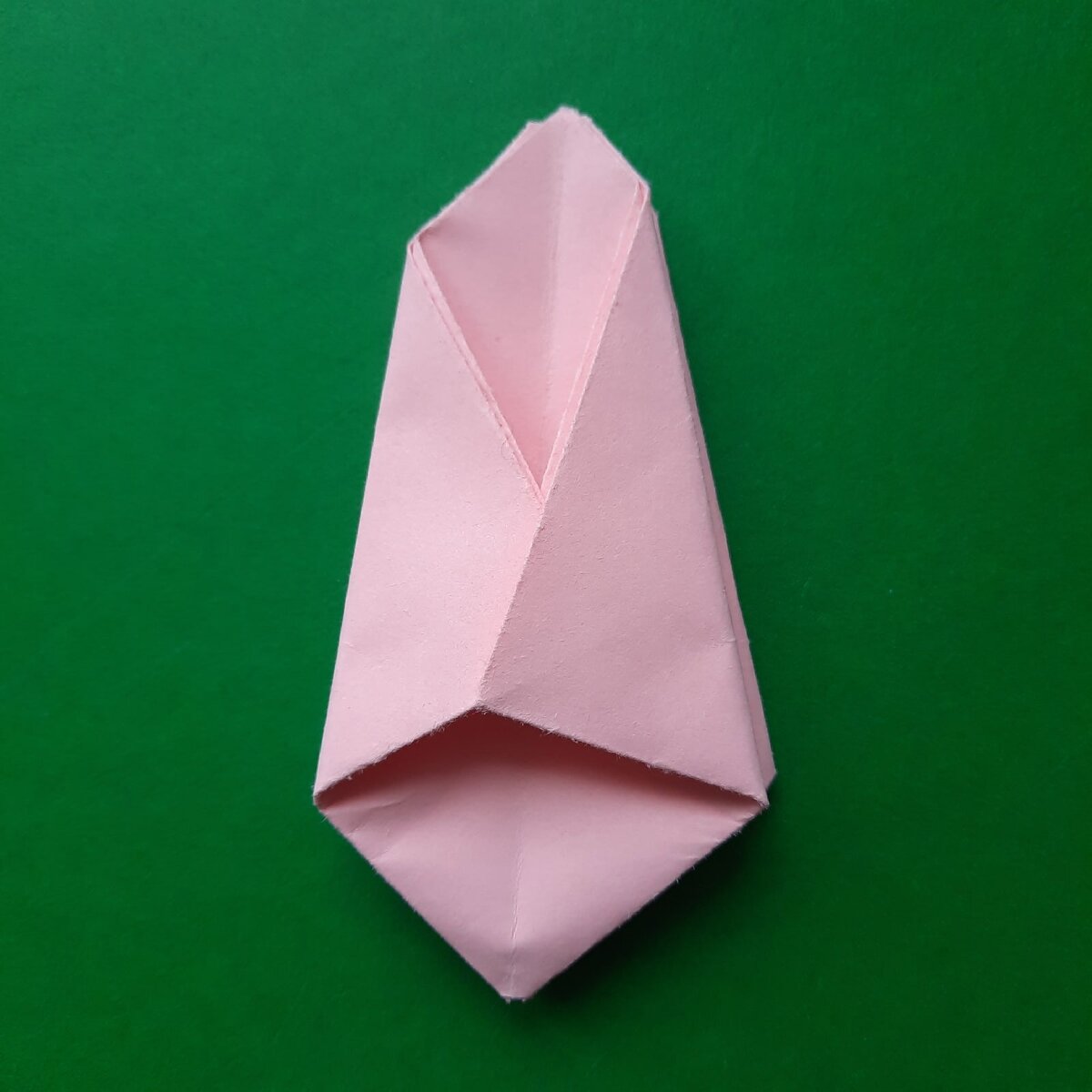 Тюльпан оригами схема