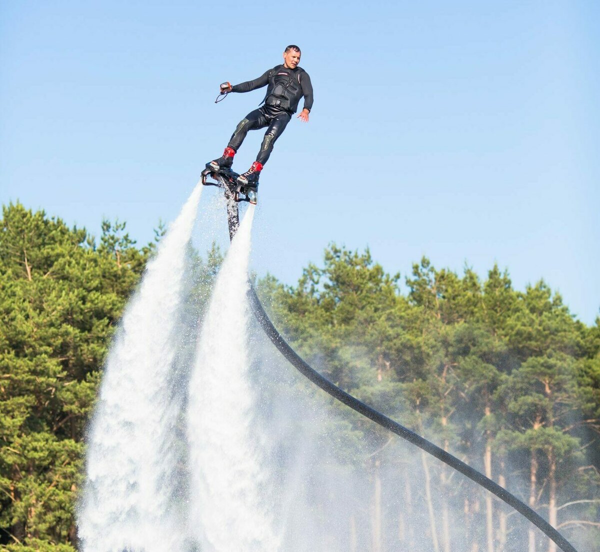 Flyboard пейзаж