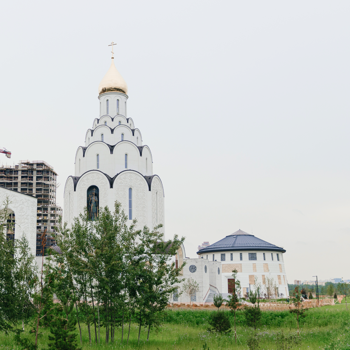 Девелопер «Стадион «Спартак» показал журналистам экопарк Primavera и  строящийся Духовно-культурный центр | Клубный город на реке Primavera | Дзен