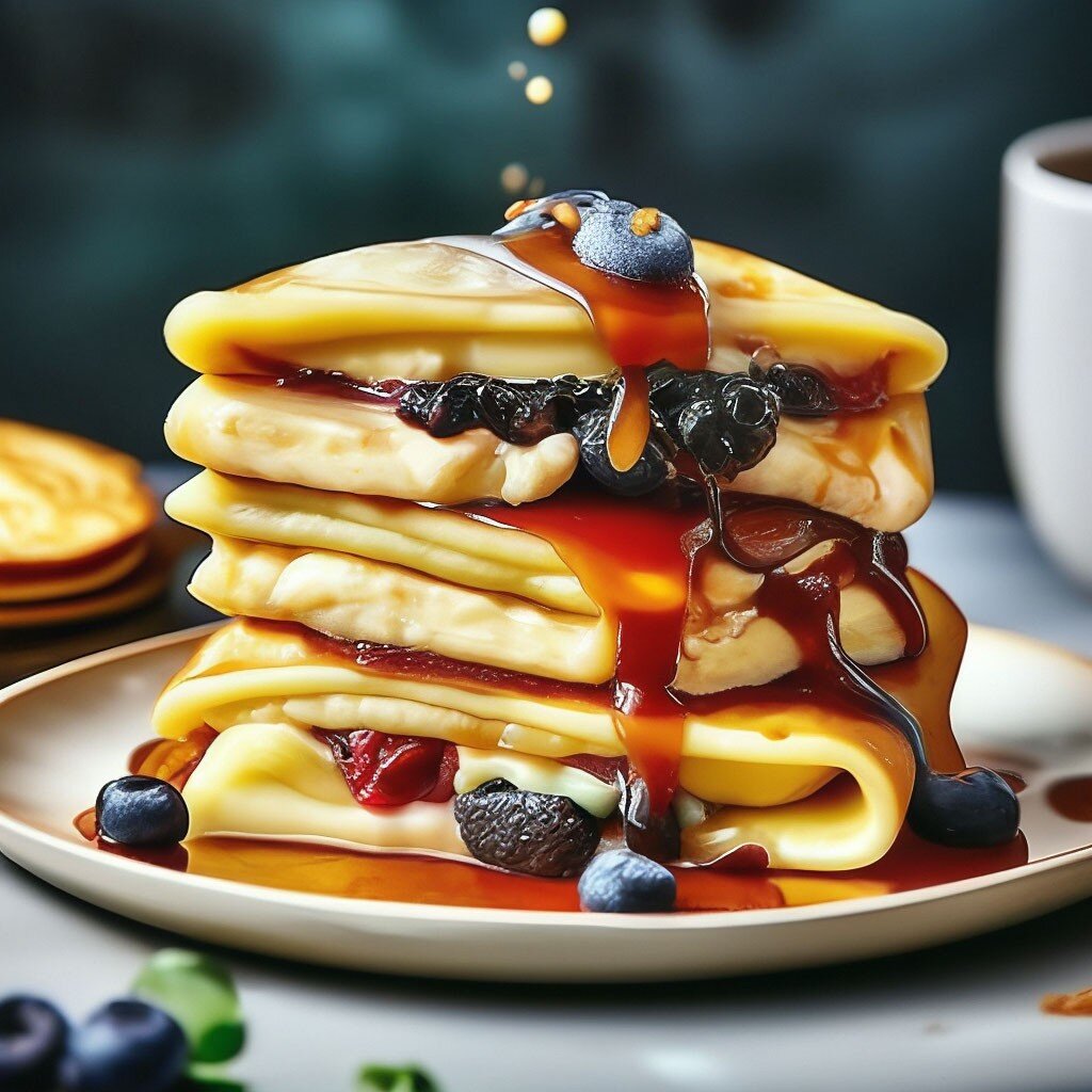 Блинчики с джемом – это простое и вкусное блюдо, которое можно приготовить на завтрак или перекус. 