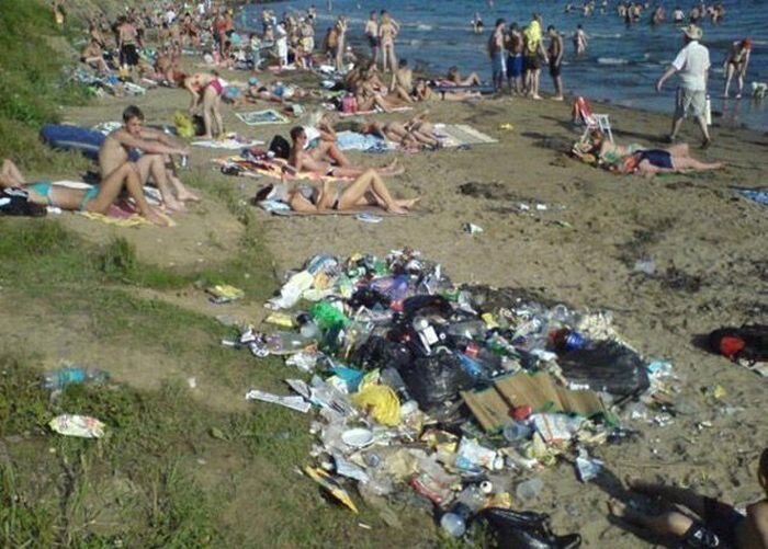 Самый "чистый пляж"