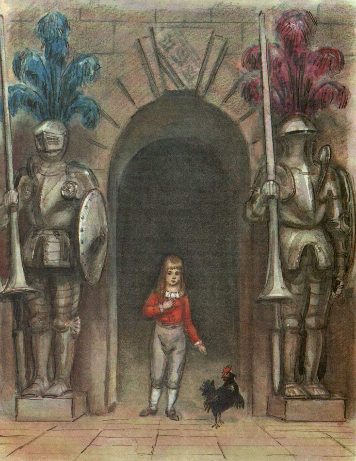 Иллюстрация к сказке  А.Погорельского «Черная курица, или Подземные жители».  Иллюстратор Алексей Рейпольский. Фото: fairyroom.ru