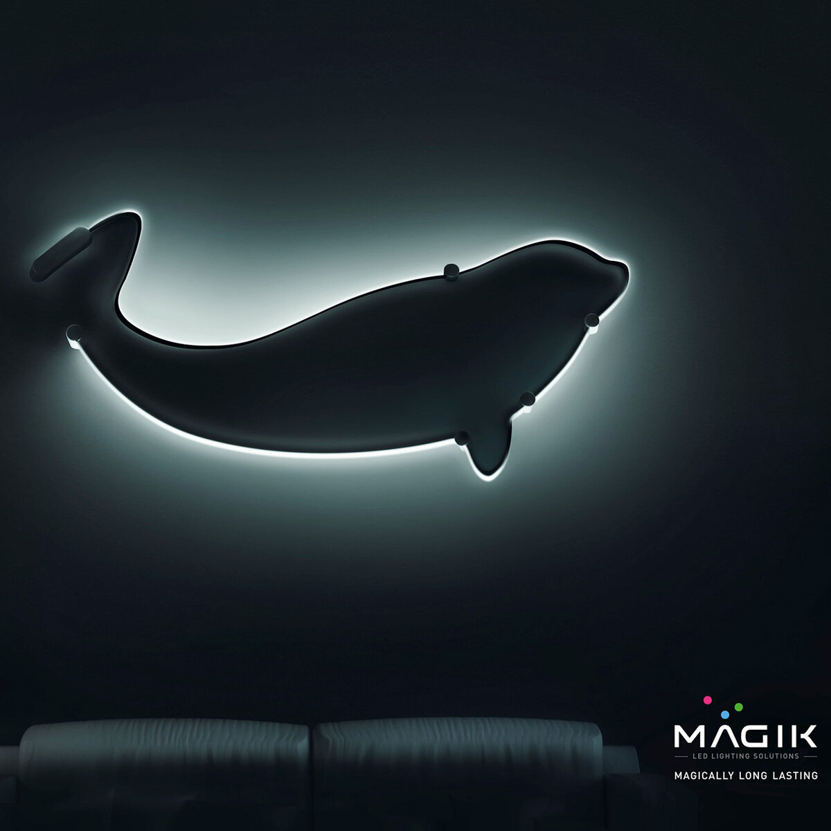 Рекламный постер светодиодных лент