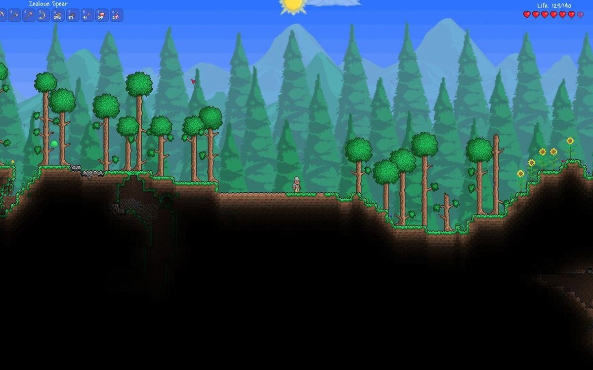 Как по мне, это самая классная 2D игра! Расскажу вкратце: просто немыслимое количество предметов и крафтов, существ и... Боссов! Также можно создать 3 типа мира: Малый, Средний и Большой. В общем, типичная "выживалка", которой не нужен ПК за 50К. И да, чуть не забыл, в Террарии также присутствует мультиплеер, поэтому можно играть со своими друганами:) И поверьте мне, эта игра не скоро даст вам заскучать