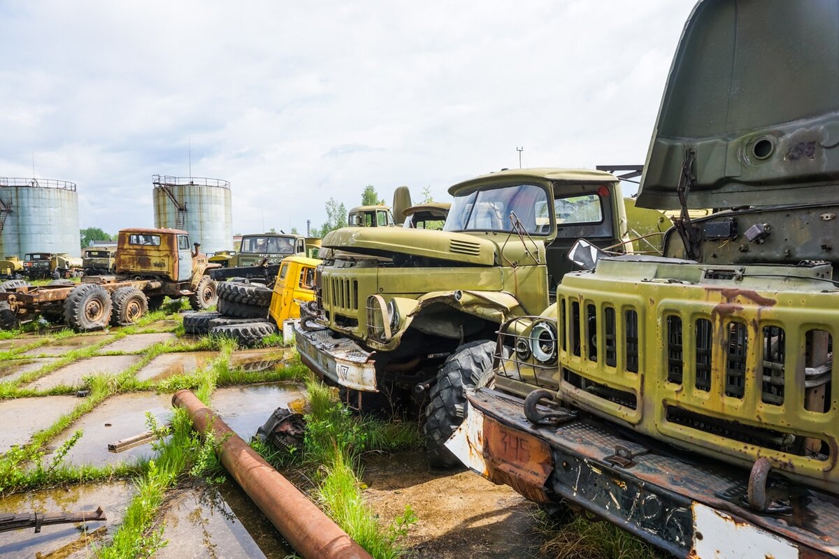 Фото заброшенной техники