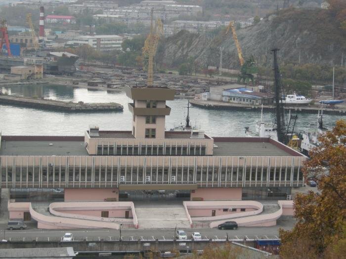 Морской вокзал в наши дни.