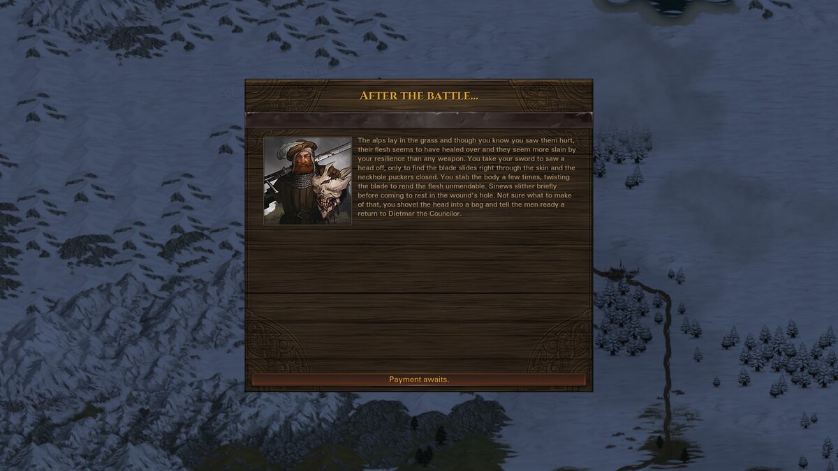 Закономерный итог любого боя с альпами