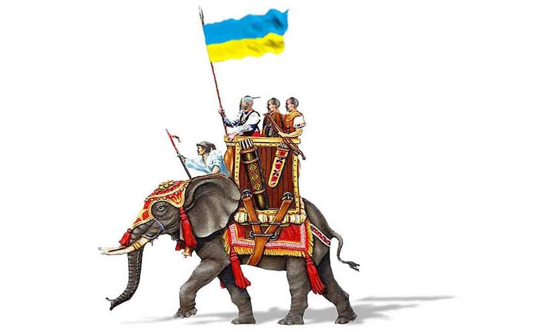 Украинская армия шествует на Москву. 