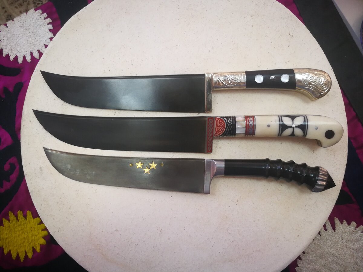 Пчаки с накладками из рога и эбонита