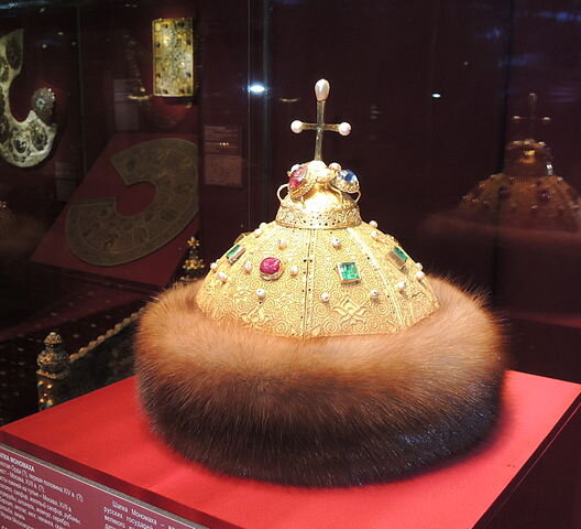 Шапка Мономаха. Оружейная палата. 2013 г.