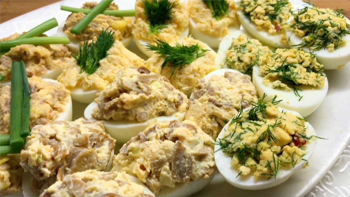 Фаршированные яйца