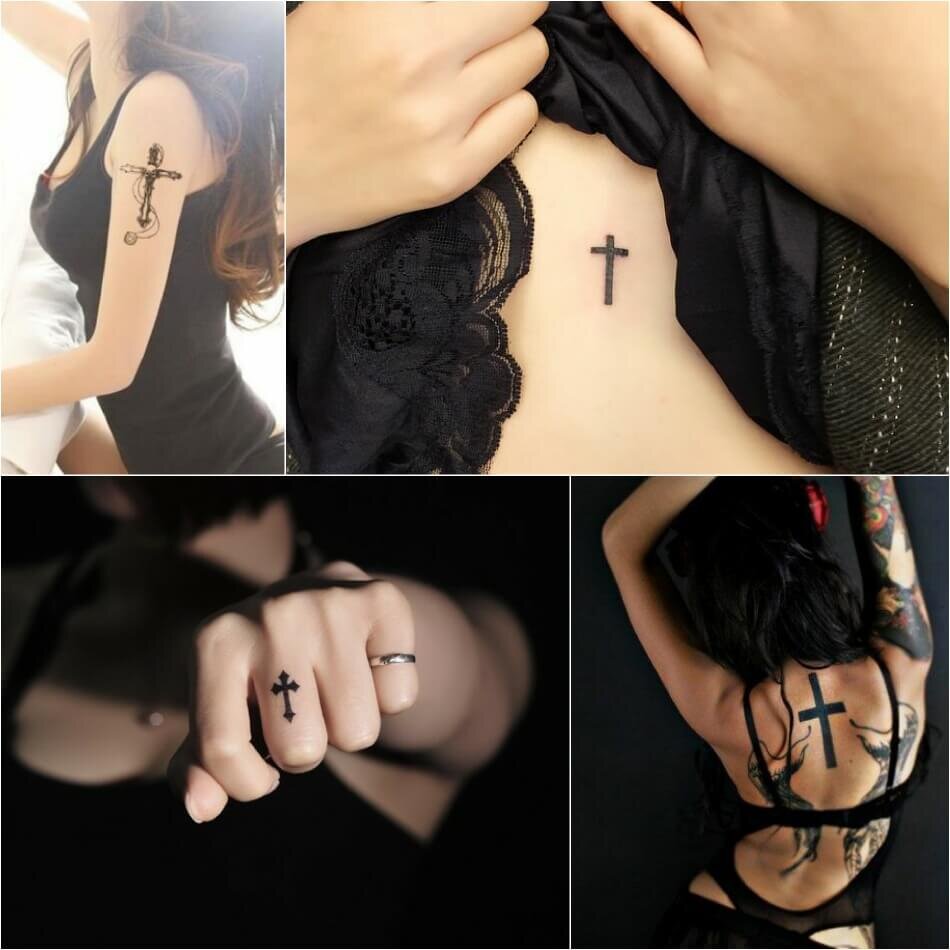 Татуировки с крестами — разнообразие видов тату крестов и их значение