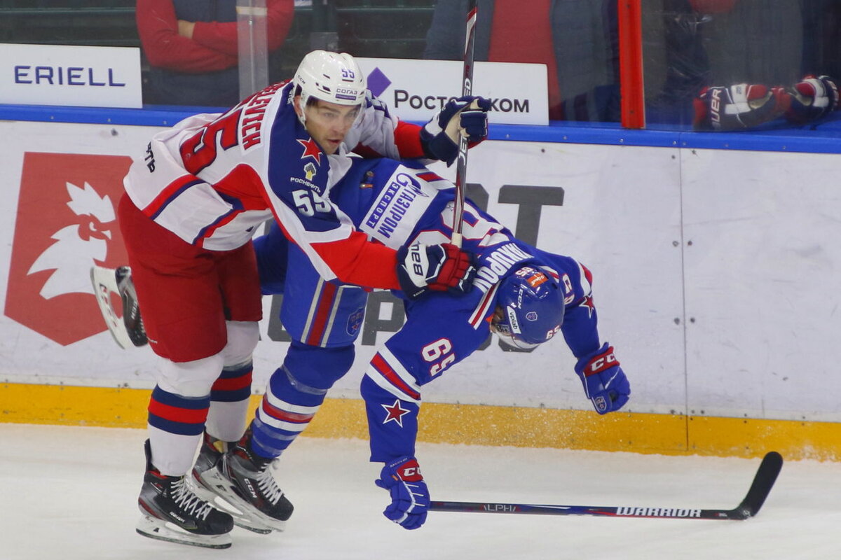 Московский ЦСКА обыграл петербургский СКА со счетом 3:2