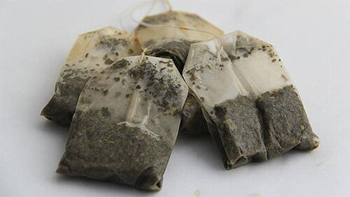 Использованные чайные пакетики