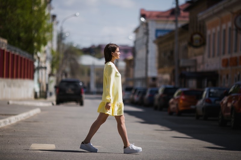 Катя на фотосессии