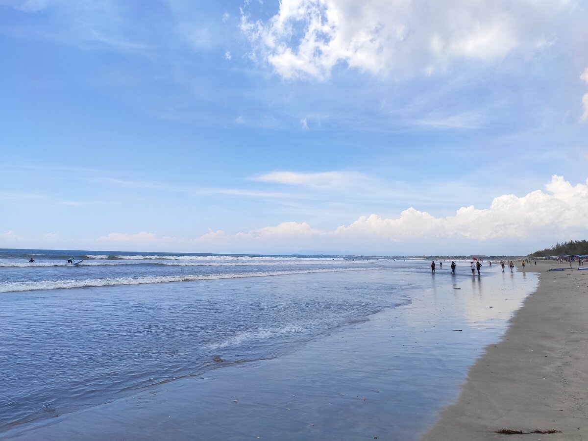 Пляж Кута январь 2020 