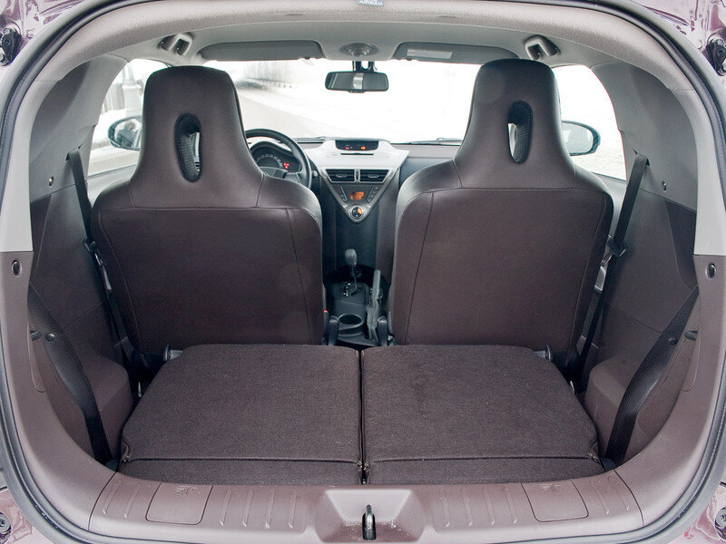 Салон Toyota IQ. Фото Яндекс Картинки