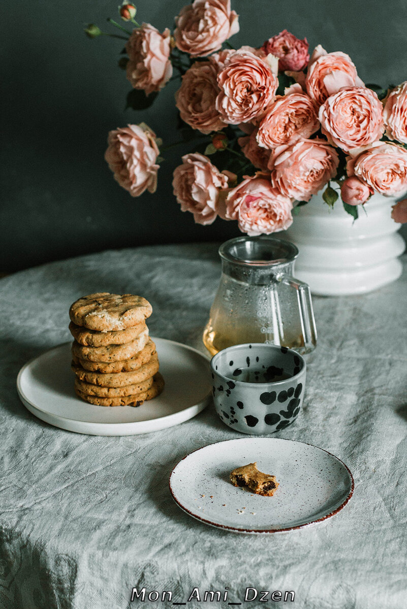 Вкусненькие печеньки готовы с молоком вообще огонь