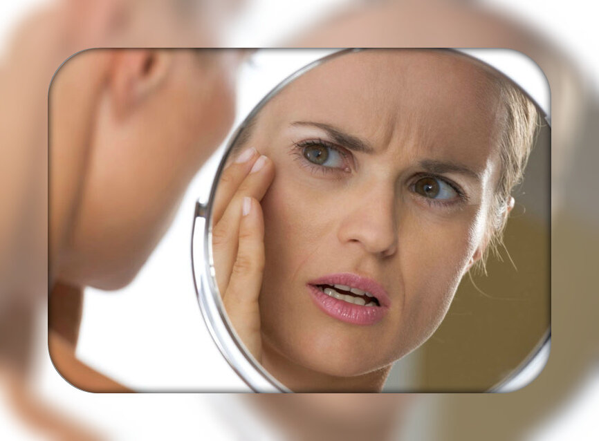 После 30 появляются первые морщинки...