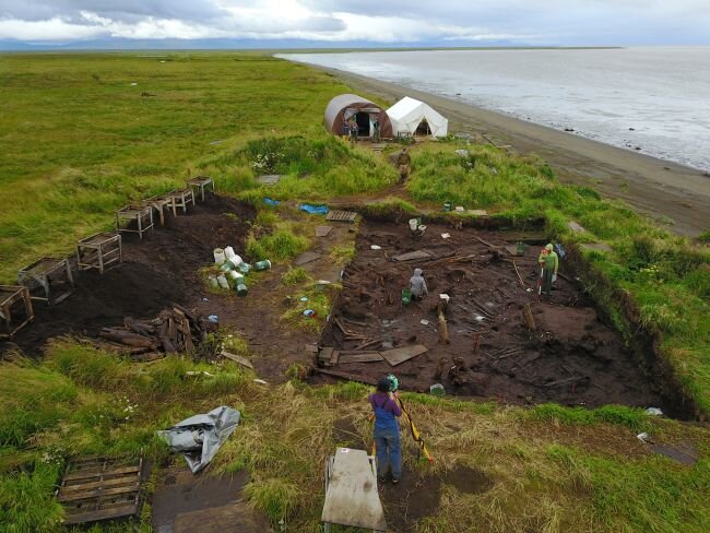 Раскопки на месте деревни (фото livescience.com).