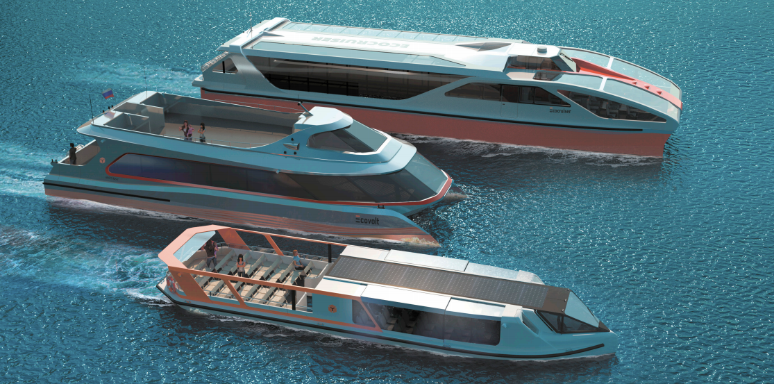 семейство электрических катамаранов компании Морсвязьавтоматика