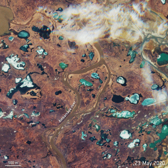 Утечка дизельного топлива в Норильске. Фото: wikidata.org