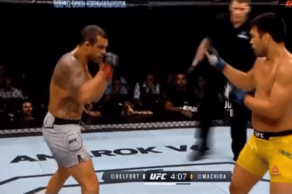 Лиото Мачида в бою