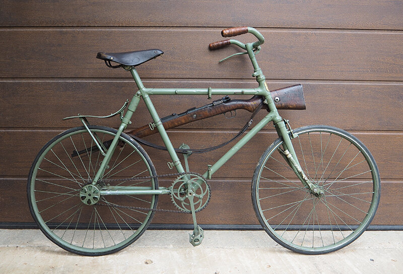 Велосипед Bianchi Truppa modello 1925 из коллекции Веломузея Андрея Мятиева.