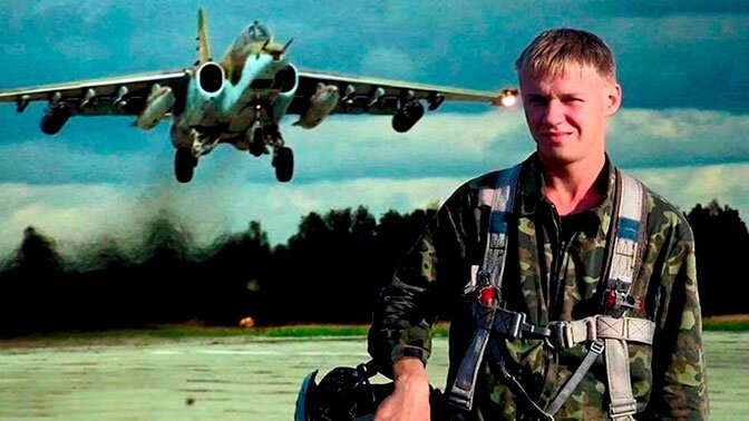 СУ-25 - боевая машина летчика Р.Филиппова