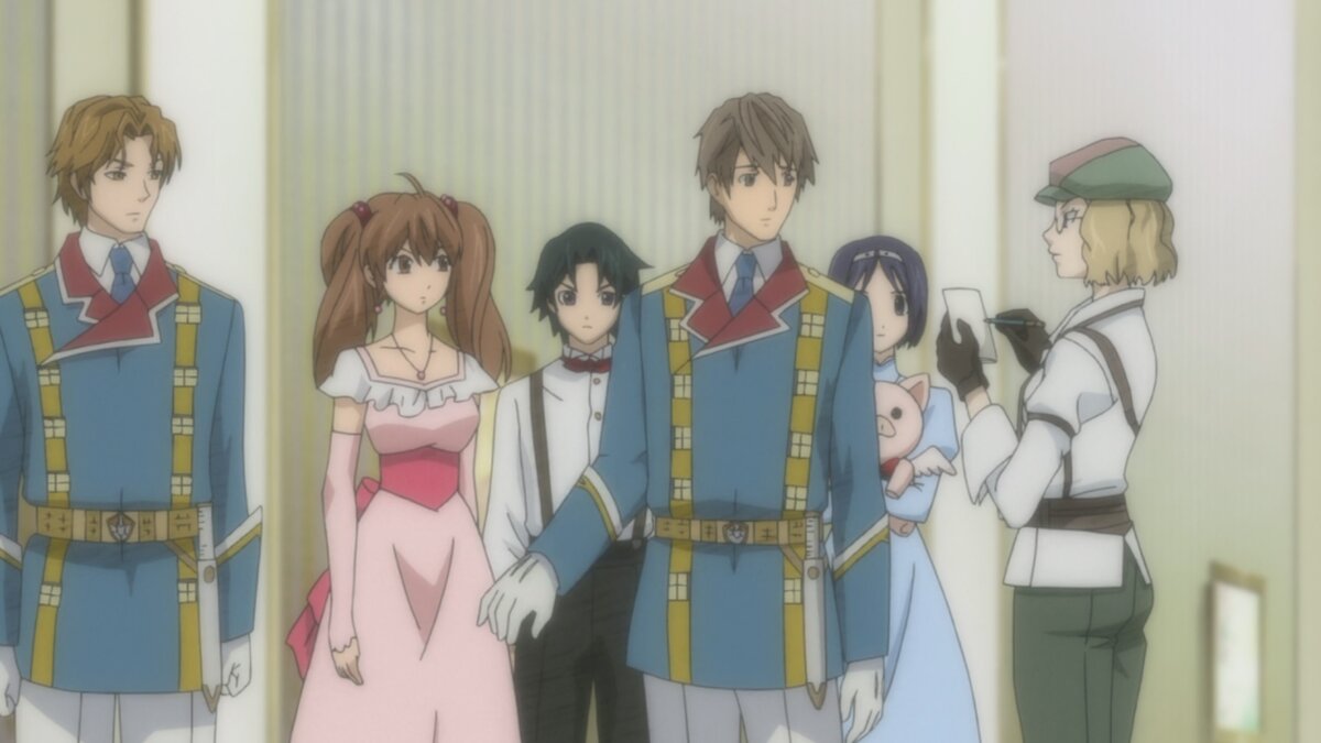 Они же на приеме по случаю награждения