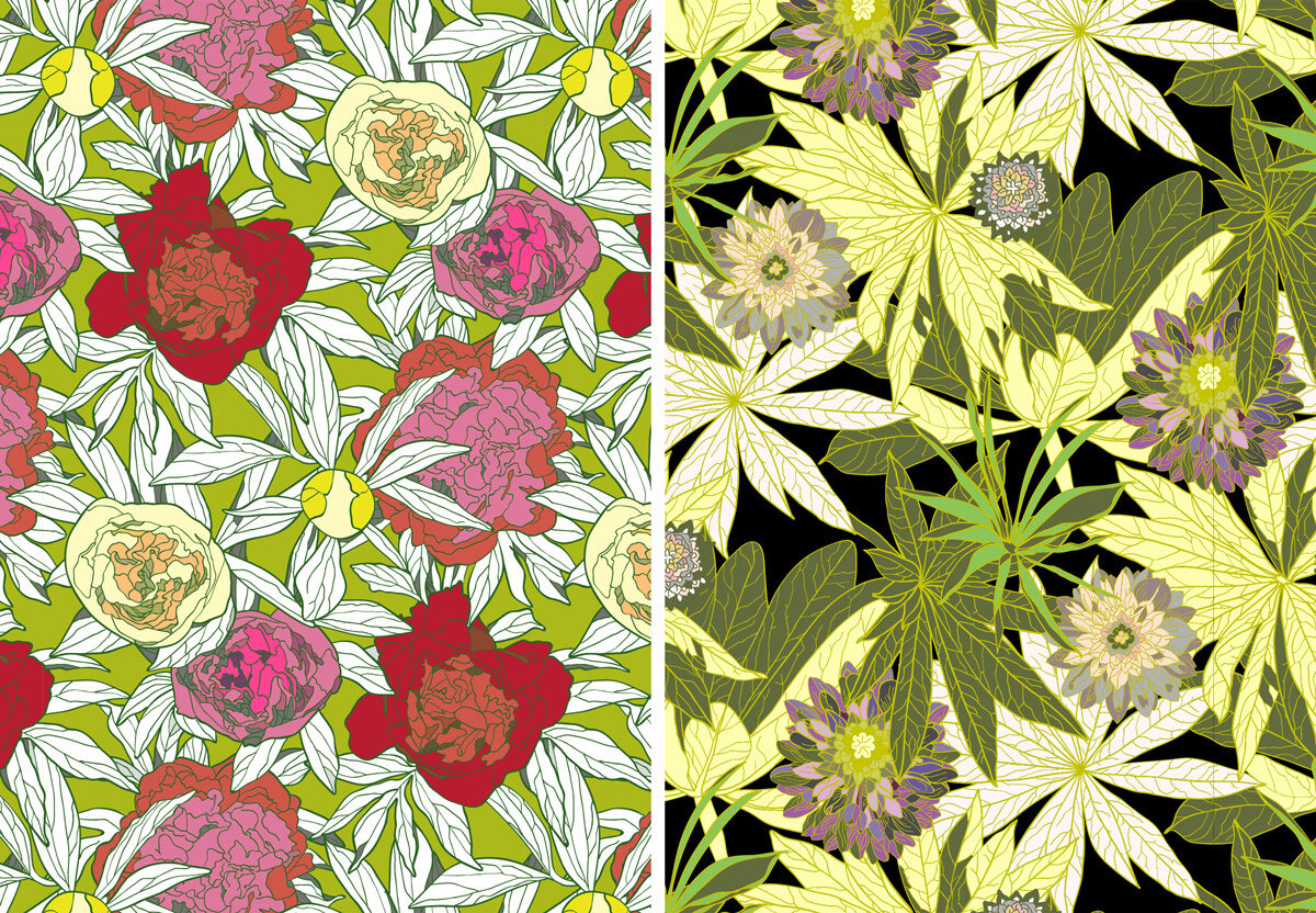 Пионы и Люпины