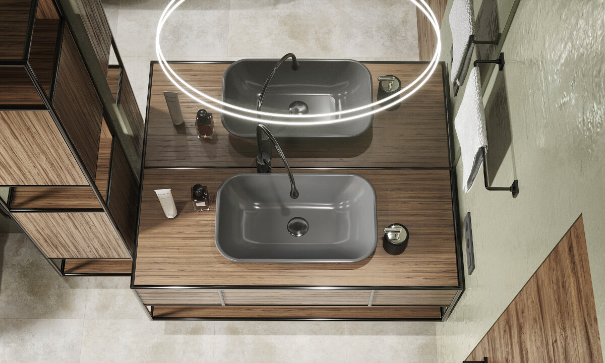 Накладной умывальник INFINITY  от SANITA LUXE